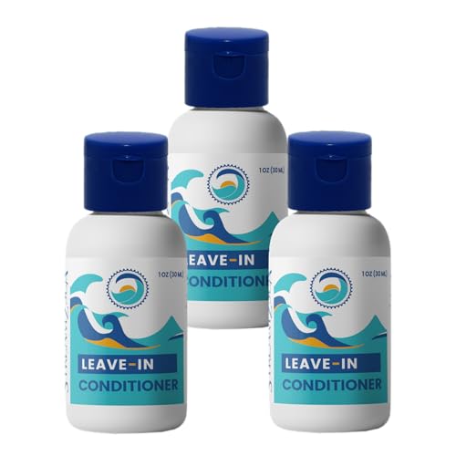Stream2Sea Travel Size Sulfate Free Leave-In Hair Conditioner with Sun Protection 1oz Each Pack of 3