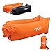 ChillPill Inflatable Lounger Hammock-Comfortable Blow Up Air Lounger for Outdoor Use-Portable Lounge Chair with Side Pocket,Stakes,Bottle Opener and Carry Bag-Lightweight Oxford Nylon Air Couch