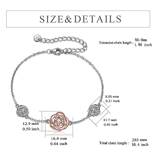 Image of CRMAD Moonstone Moon /star /daisy /turquoise /rose flower /cat /Hecate /airplane /pearl /Chakra /rose pearl /butterfly /wave /starfish Anklet for Women Sterling Silver Anklet Irish Jewelry