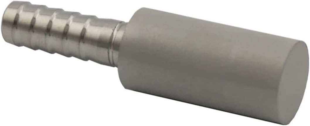 0.5 or 2 Micron Diffusion Stone with 1/4" Barb, Stainless Steel Aeration Stone Carbonating Stone for Home Brewing Beer(0.5 Micron)