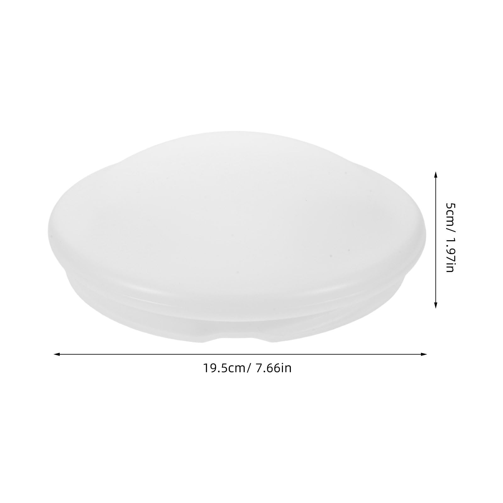 Pantalla Acrílica para Ventilador de Techo 18 CM Diámetro X 2 CM Altura Globo Reemplazo Lámpara Colgante Dormitorio Pantalla Lámpara Hongo para Iluminación Interior