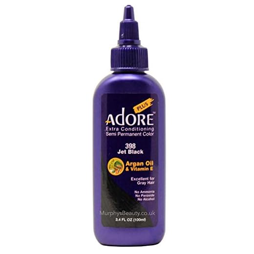 Adore Plus #398 JET BLACK 3.4 FL OZ