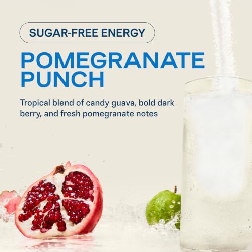 Liquid I.V. Sugar Free + Energy Electrolytes, Pomegranate Punch, 14 Count - image 2
