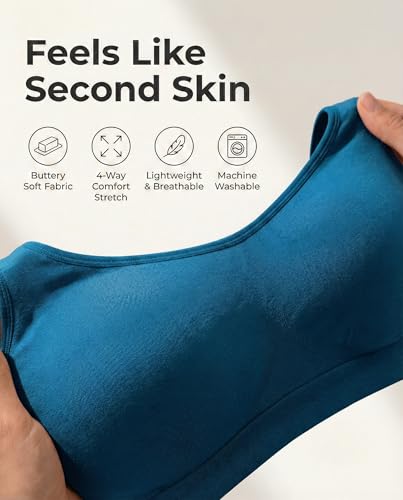 Image of SHAPERMINT Wireless Bras for Women No Underwire - Small to Plus Size Bralettes with Support and Natural Lift