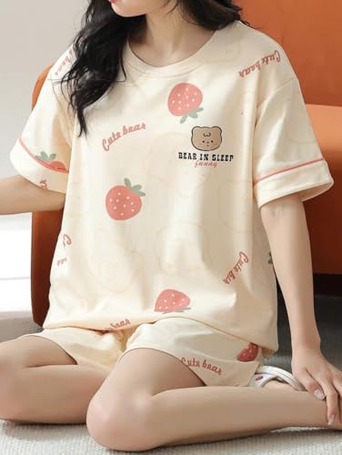 Image of Louis Luxe Women's Cotton Blend Pajama Set