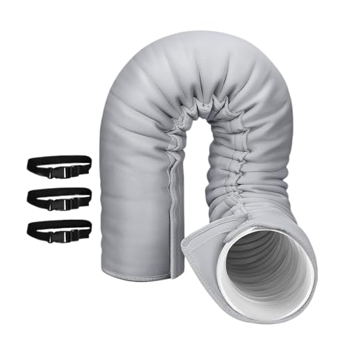 Cubierta De La Manguera Aislada Para El Aire Acondicionado - Cubierta Aislada A Prueba De Polvo Para Manguera De AC | Protector De Tubos De Escape De Aire Acondicionado Multifuncional Para Dormitorio