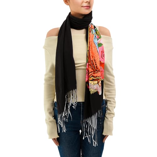 Blanket Scarf,Traditional Mexican Dress Prayer Shawl Catholic Gifts for Women,Virgin Mary Hoodie Poncho,Rebozos Vestidos Mexicana Regalos Para Mujer Mamá Abuelita Mi Esposa4