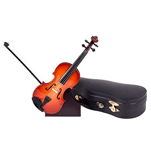 Broadway Gifts - Decorative Violin Music Instrument Miniature Replica with Case - Size 7...