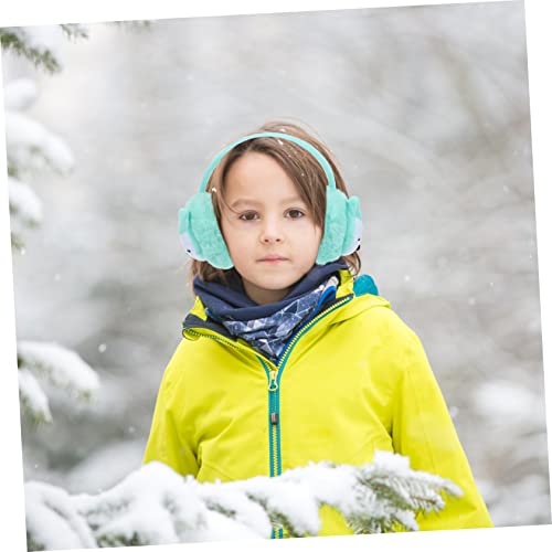 LIFKOME 1pc Boy Girl Warm Earmuffs for Winter Cute Animal Ear Covers for Boys and Girls Soft and Insulated Ear Warmers for and Adorable Cartoon Design Lake Blue3