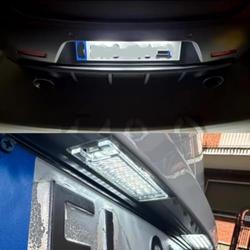 Luces de matrícula compatibles con Malibu 2013 plafón trasero coche 6
