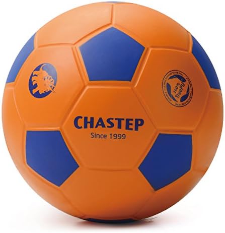 Chastep 8" Foam Soccer Ball Perfect for Kids or Beginner Play and Excercise Soft Kick,Orange/Blue