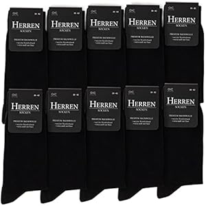 Occulto heren zwarte sokken pak van 10-30 (model: Hermann)