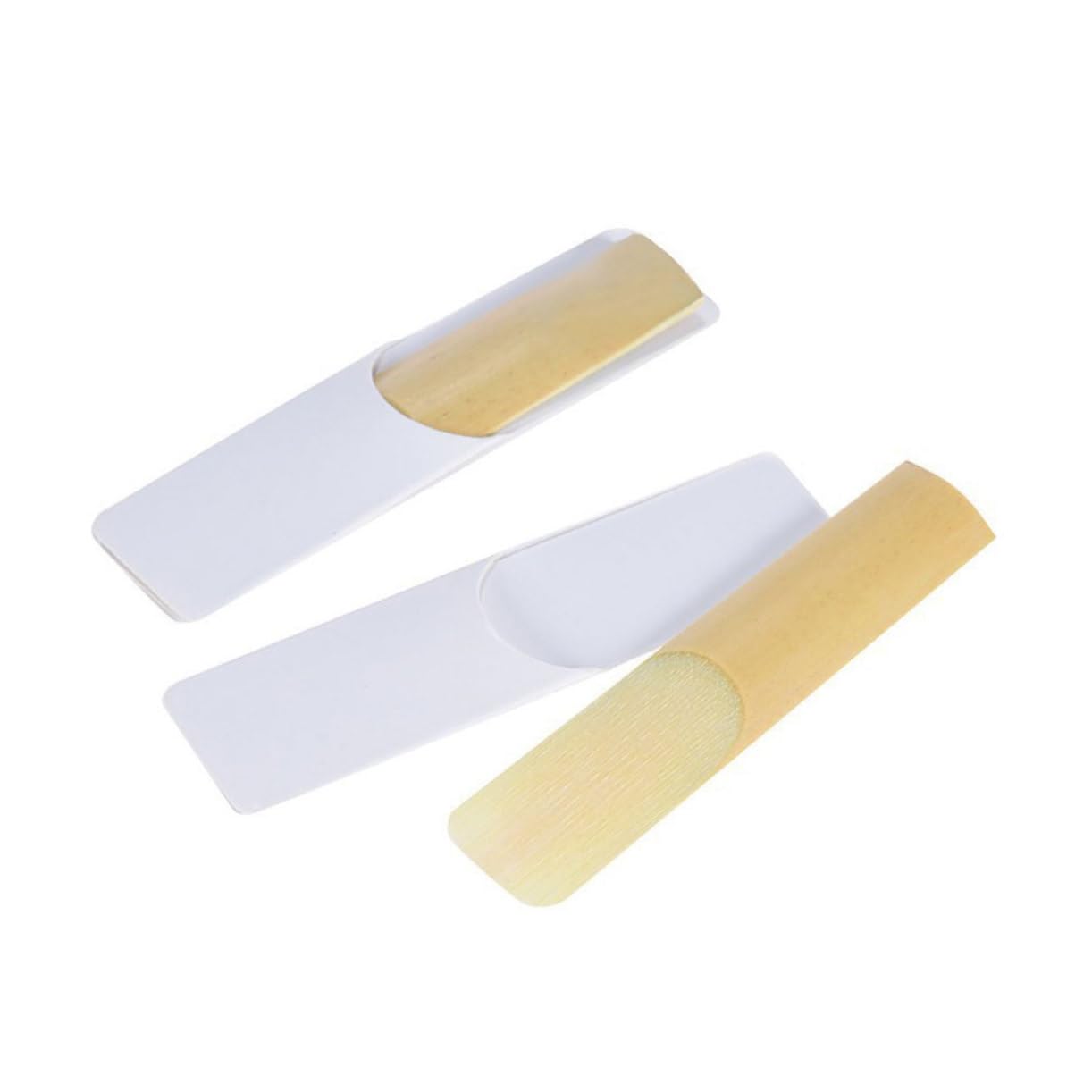 BESTonZON 50 Pcs caña saxofón instrumentos musicales organos musicales cañas saxofón barítono caña para principiantes cañas saxo soprano partes cañas saxo importante clarinete
