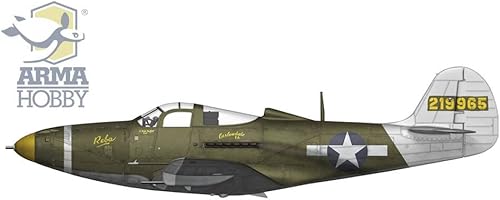 Miniatura 6 de Arma Hobby Escala 1/72 P-39Q Airacobra - Kit de aviones de construcción de modelos de plástico, Artículo # 70055