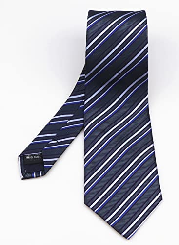 Image of Elfeves Men's Modern Striped Patterned Formal Ties College Daily Woven Neckties