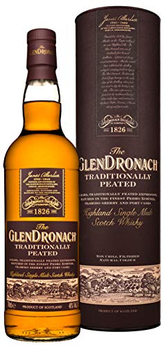 The GlenDronach TRADITIONALLY PEATED Highland Single Malt Scotch Whisky Cover