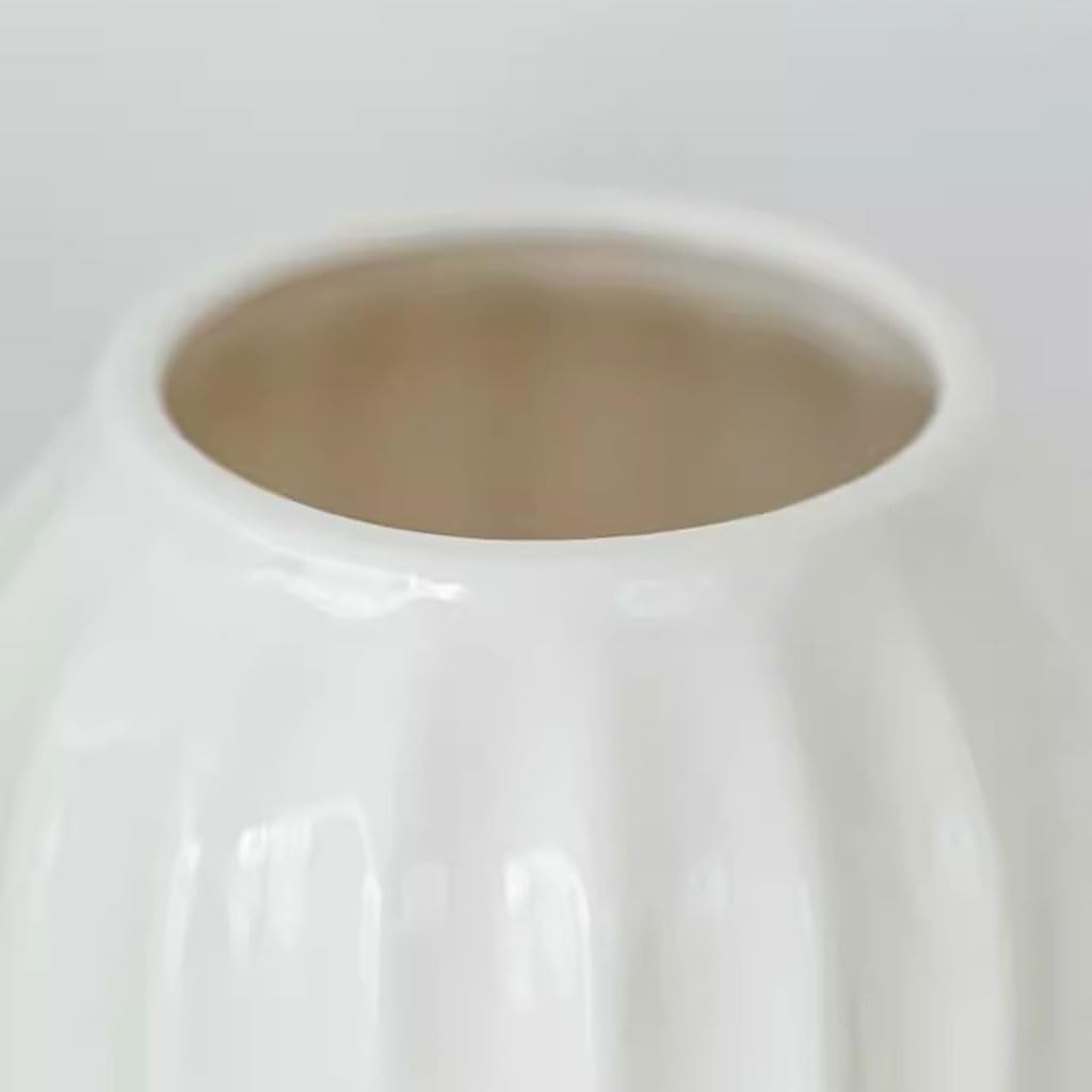 Vaso Ornamenti for vasi in ceramica Soggiorno Composizione floreale Bianco Nordico Luce Lusso Semplice Vaso In Ceramica(S)