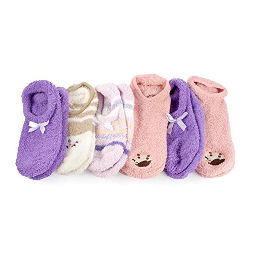 Image of BambooMN Women's Super Soft Warm Cozy Fuzzy Socks Assortments
