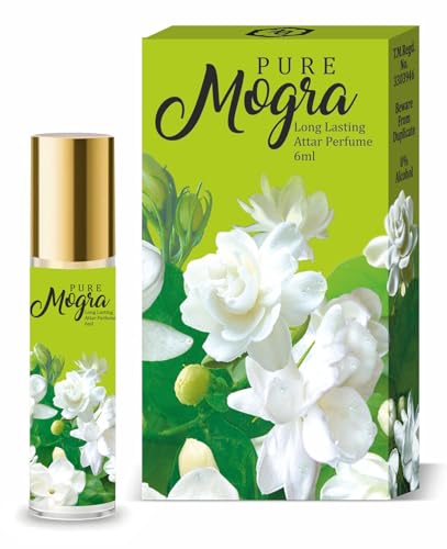 Image of Parag Fragrances Alcohol Free & Long Lasting Attar Perfume Roll-On 6ml (Pure Mogra)