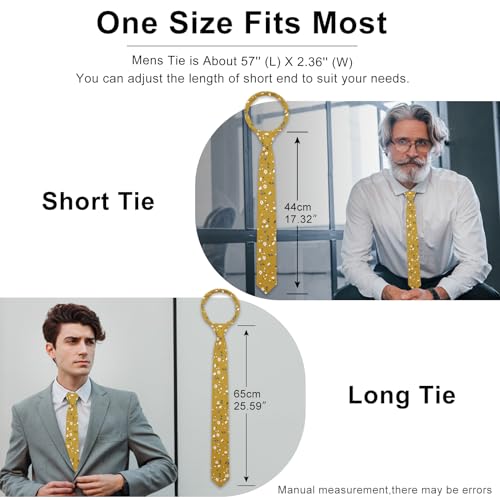 Image of Luckyvestir Ties for Men, Sage Green Cotton Floral Tie 2.76 inch Flower Printed Men's Neckties for Wedding /Groomsmen /Suit /Party