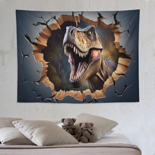 Tenture Tyrannosaure Rex de qualité pour décoration esthétique