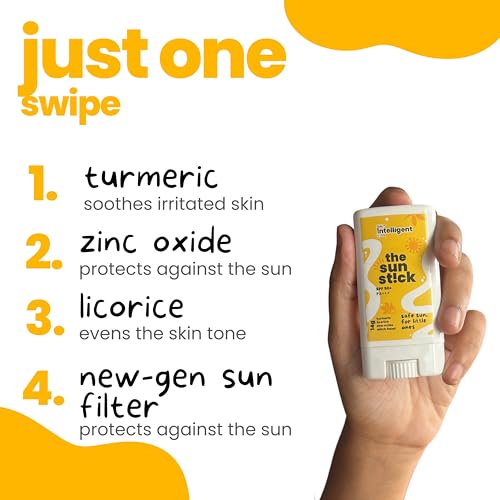 Image of TuCo All Skin Kids Sunscreen Stick With Spf 50|Turmeric, Licorice, Witch Hazel Butter|Uva /Uvb Pa++++|Broad Spectrum|Benzophenone- 3 And Avobenzone Free|Ages 2-5, 5-10, 10-15|14 Gm-Pack Of 2|