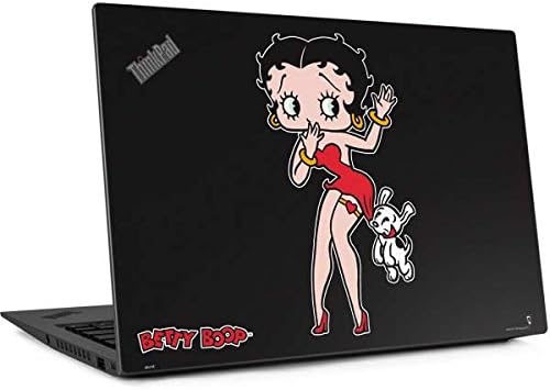 Skinit Decal Laptop Skin Compatible with Thinkpad X1 Carbon (6th Gen 2018) - Officially Licensed Betty Boop Betty Boop & Puppy Design