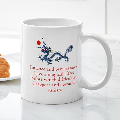 Taza de cerámica CafePress de 11 oz blanca miniatura 5