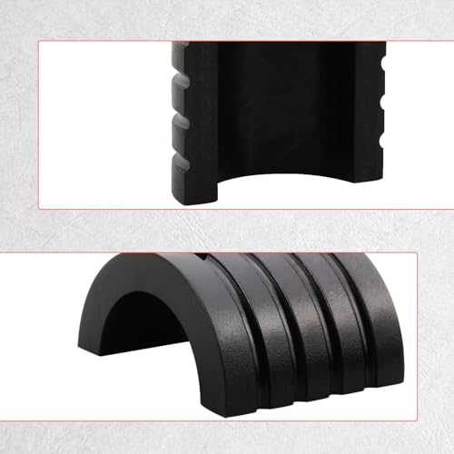 Image of FOVPLUE Universal Motorcycle Highway Peg Mount Spacers /Rubber Bushings, Convert 1.25'' Footpeg Mount to 7 /8'' Engine Guard /Crash Bar,for Harley Sportster Dyna /Honda /Yamaha /Kawasaki /Suzuki /Triumph /BMW