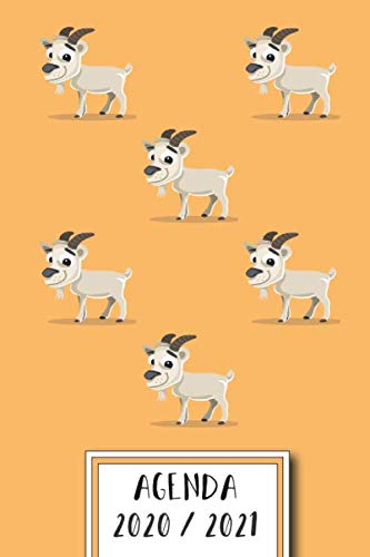 Agenda 2020 / 2021: Tema: Cabra - Calendario de 18 meses julio 2020 a diciembre 2021 - Académico Planificador, Organizador, Diario - Agenda 2020 2021 ... para Docentes e Profesor (Spanish Edition)