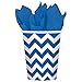 amscan 581492.105 Bright Royal Blue Chevron Paper Cups, Multi Color