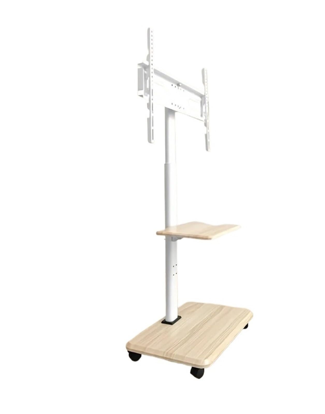 Soporte móvil para TV para televisores de 26"-75" – Rodante con Ruedas bloqueables, Giratorio y Ajustable en Altura para una fácil instalación y colocación del televisor (no Incluye Bandeja)