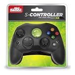 Old Skool Xbox Controller S-Type Wired Game Pad - Black