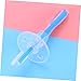 NOLITOY Silicone Baby Toothbrush 1-Pack Infant Oral Massager Soft Blue Training Brush for Babies for Teething and Oral Care