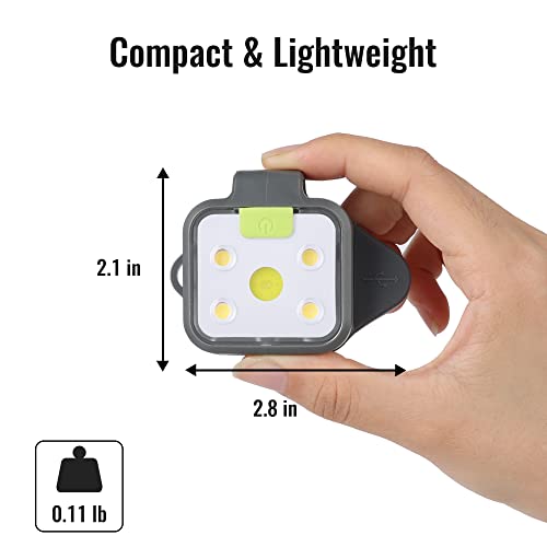 Yls Running Light, 2 Pack Led Running Lights For Runners, 4 Light Modes Clip On Running Light With Rechargeable Battery, Lightweight Safety Light For Running Joggers Camping Hiking Outdoor Adventure #TOP3
