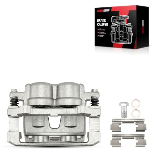 Image of Torchbeam Front Brake Caliper Left for Jeep Grand Cherokee 2005-2010(Except 6.1L), Jeep Commander 2006-2010, Front Left Caliper with Bracket Replace # 18B4991