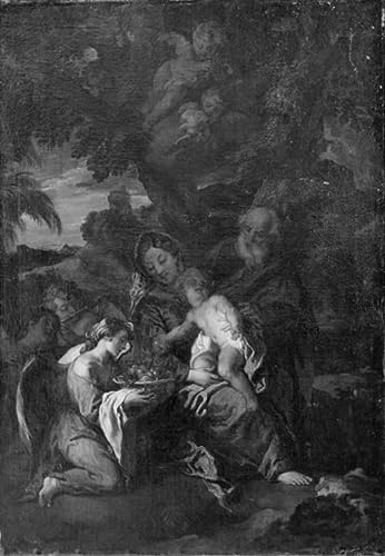 Tableau la Fuite en Egypte pour habiller un grand mur vide de chambre 60x90cm