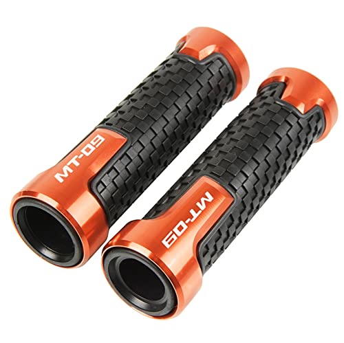Poignées 22mm Anti-Vibration pour Guidon Moto Yamaha MT-07 MT-09