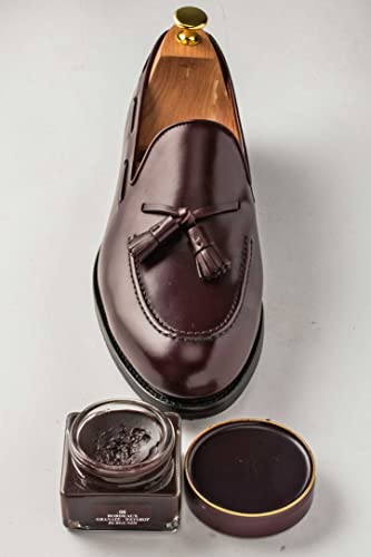 Image of Saphir Medaille d'Or Pommadier Cream 75ml - Natural Cream Leather Shoe Polish, Leather Conditioner for Boots, Handbags