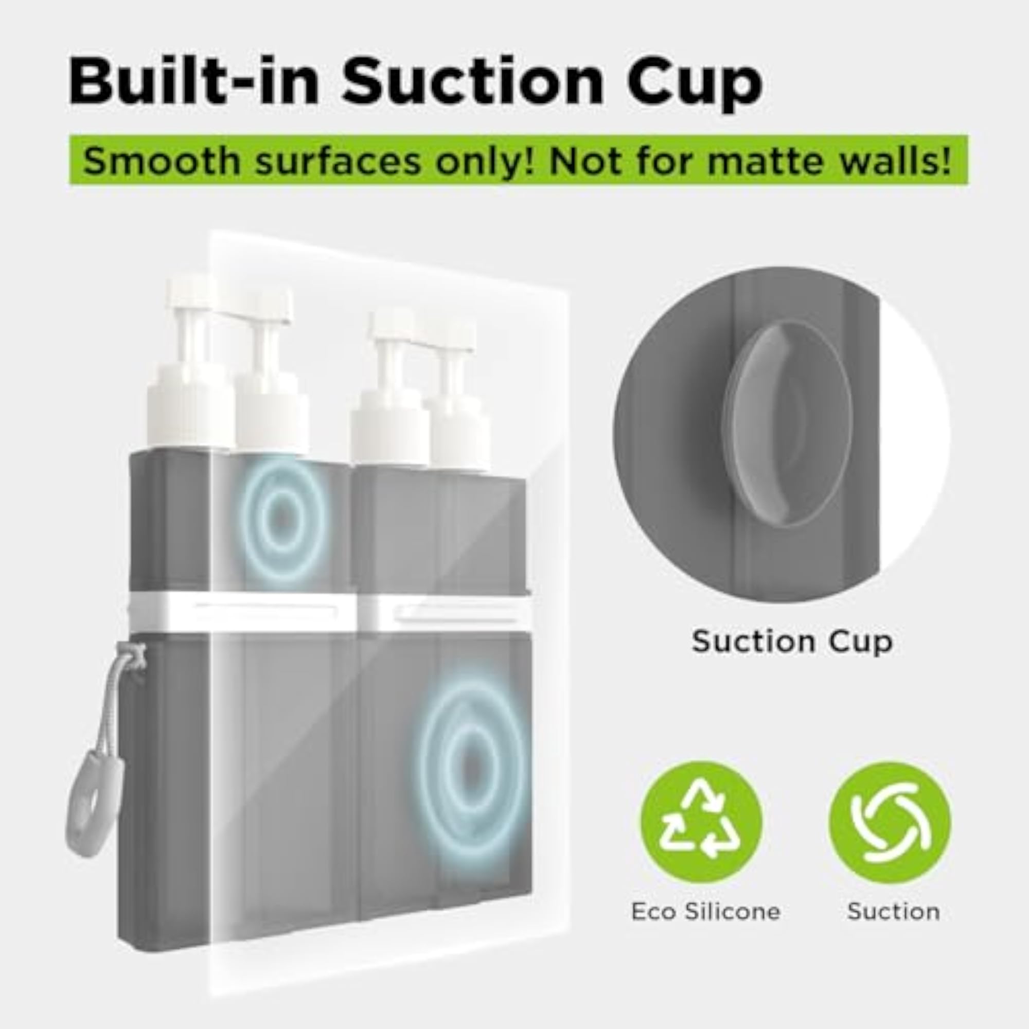 4 in 1 Travel Dispenser Bottle Set