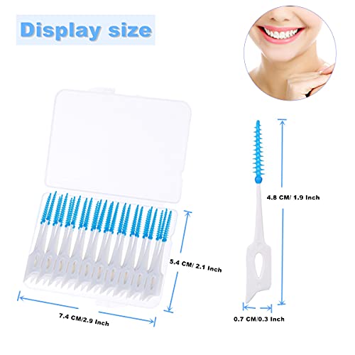 120 Pcs Disposable Interdental Brush Braces Cleaning Brush - Toothpick Dental Tooth Cleaning Tool for Oral Deep Clean Health Care… - Image 2
