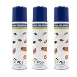 Insecticida Descarga Total 250 ml | Bomba insecticida Larvicida, cucarachas y Otros Insectos | fumigador de uso doméstico (3 Unidades)