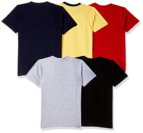 T2F-Boys-T-Shirt-Pack-of-5 T2F Boy's Regular fit T-Shirt