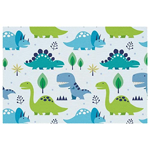 Set de table dinosaure lavable pour éviter les taches sur votre table - 2