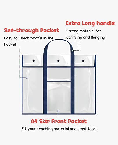 Gamenote PSB1 2 Pack Large Poster Storage Bag (31.5"×25.5") Bulletin Board Holder Art Portfolio Container thumb #4