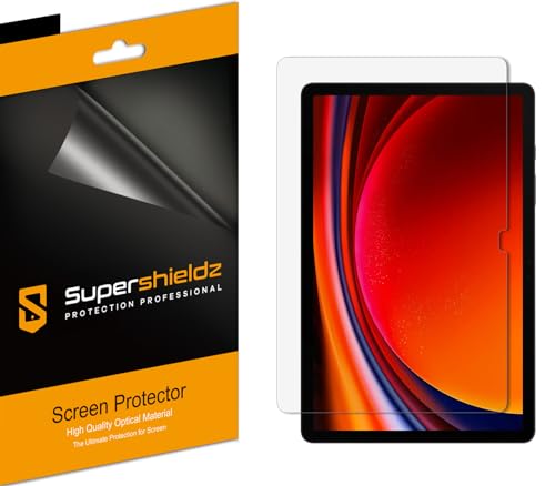 Supershieldz (3 Pack) Anti-Glare (Matte) Screen Protector Designed for Samsung Galaxy Tab S10 Lite / S10 FE / S9 FE (10.9 inch) / Tab S9 (11 inch) by Supershieldz - Used condition - US$7.19
