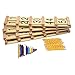 Kghios Montessori Math Toys Material for Toddlers Seguin Boards with Beads Home Edition,Montessori Seguin Boards & Beads