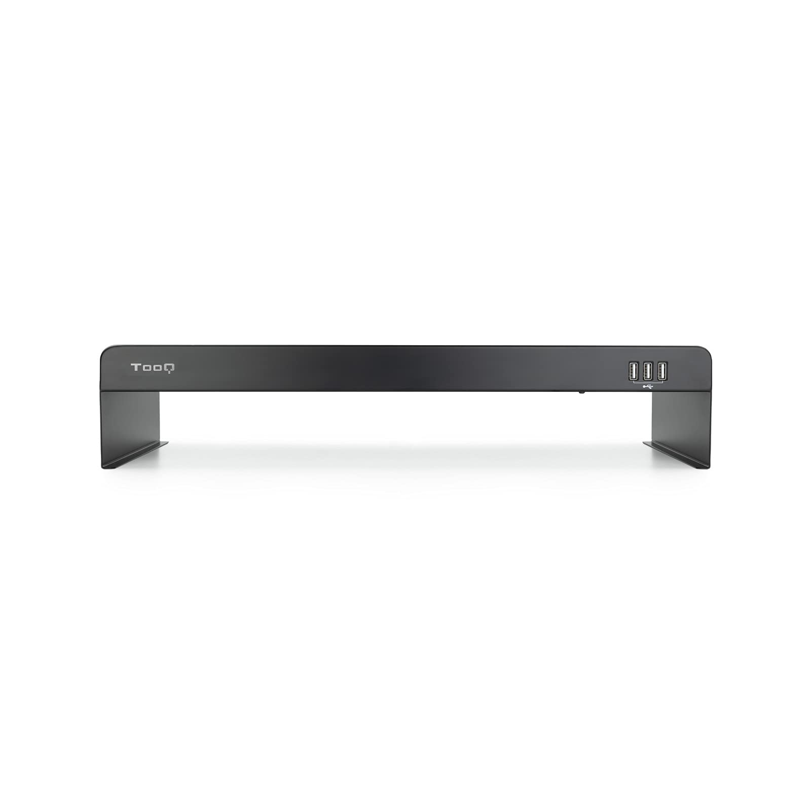 Supporto Per Monitor In Plastica Supporto Per Schermo Rialzato 13x43x33 Plastica Nera 040001034 54026671