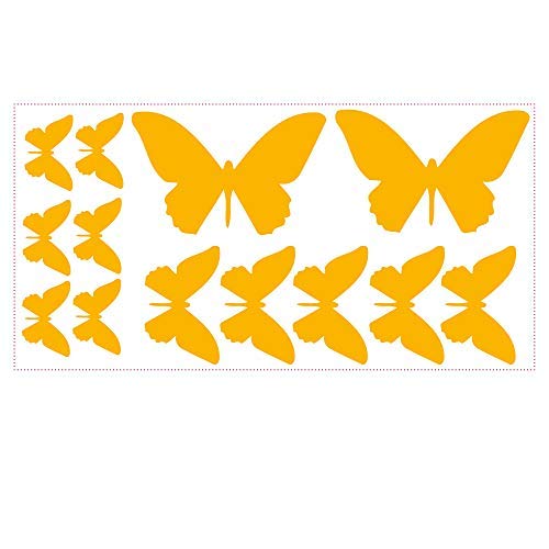 12/24 Pezzi Farfalle 3D Colorate e Traforate, Decorazioni dalla Texture Metallica - Product Video