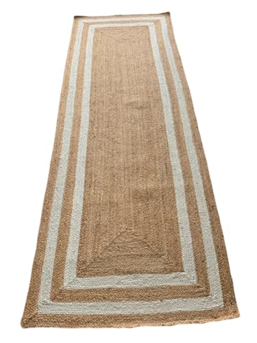 Tapis en Jute Naturel Résistant pour Protéger le Sol du Salon - 2